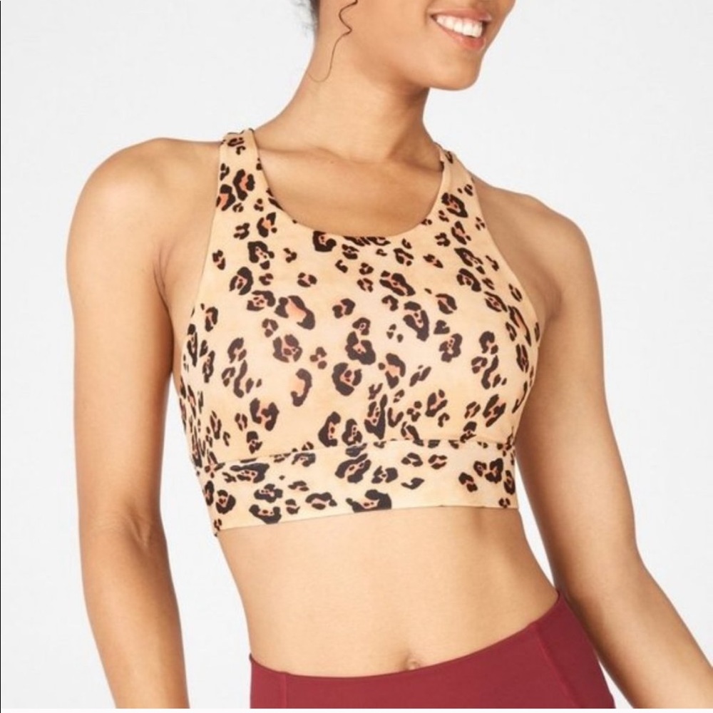Fabletics Leopard Print Bra